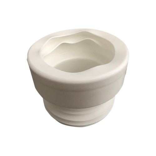 Cuff for connecting the toilet bowl DN110 with multiple sponge gasket. Cuff for connecting the toilet bowl DN110 with multiple sponge gasket.
